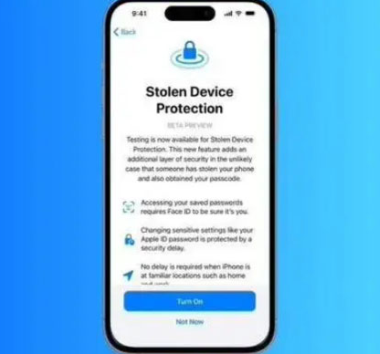 吴兴苹果授权维修店分享被盗设备保护功能开启方法 