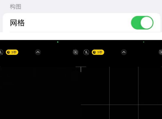 吴兴苹果手机维修网点分享iPhone如何开启九宫格构图功能