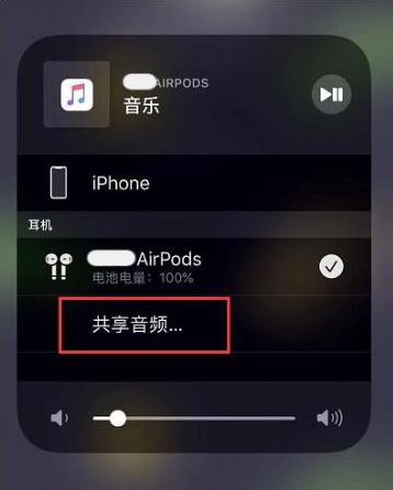 吴兴苹果14音频维修点分享iPhone14音频共享设置方法 