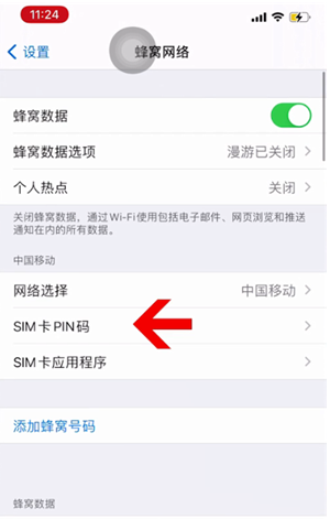 吴兴苹果14维修网分享如何给iPhone14的SIM卡设置密码 