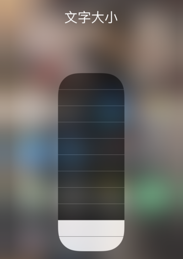 吴兴苹果手机维修分享小技巧：在 iPhone 控制中心快速调节字体大小 