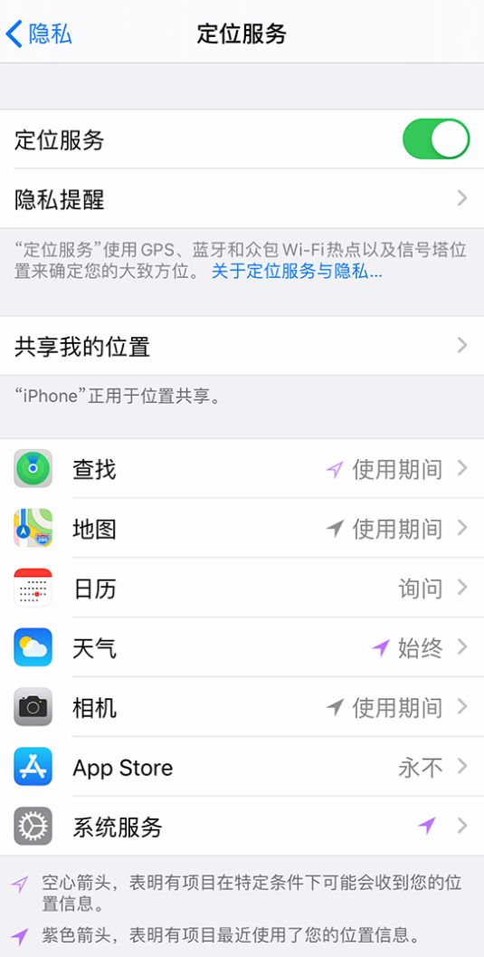 吴兴苹果手机维修分享iPhone 状态栏中时间显示为蓝色图标是什么情况 
